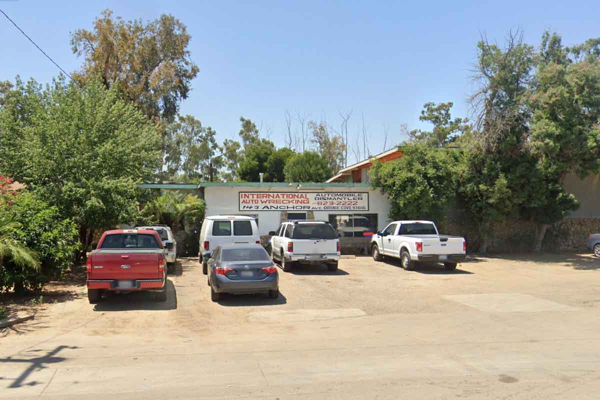 International Auto Wrecking Orange Cove at 143 Anchor Ave, Orange Cove, CA 93646