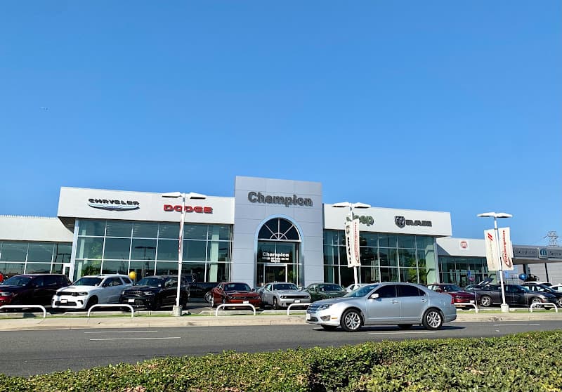 Champion Chrysler Jeep Dodge RAM FIAT Car dealer at 9655 Firestone Blvd