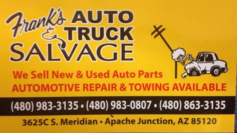 Frank&apos;s Auto & Truck Salvage Salvage yard at 3625 S Meridian Rd lot c