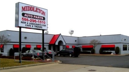 Middleton Auto Parts Used auto parts store at 33245 Groesbeck Hwy