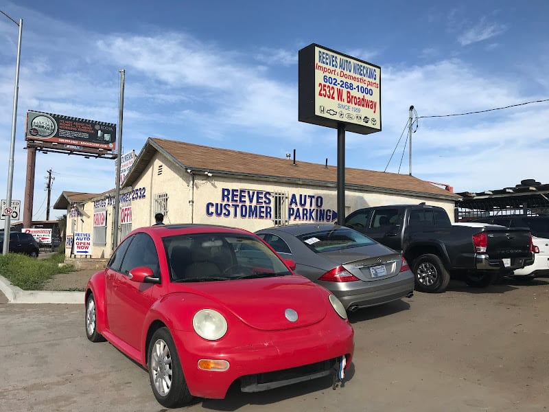 Reeves Auto Wrecking Used auto parts store at 2532 W Broadway Rd