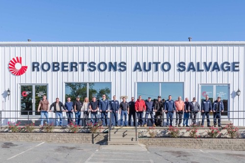 Robertson&apos;s Auto Salvage Used auto parts store at 2680 Cranberry Hwy