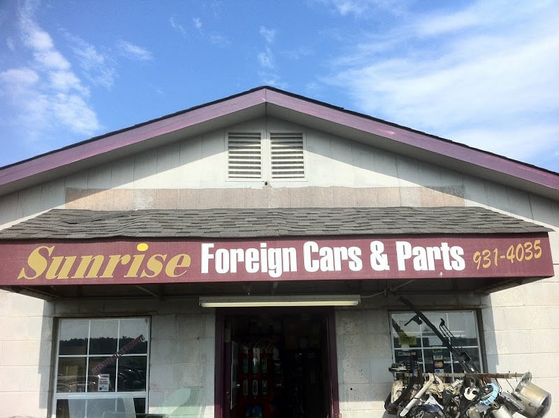 Sunrise Foreign Auto Parts Auto parts store at 172 Co Rd 311